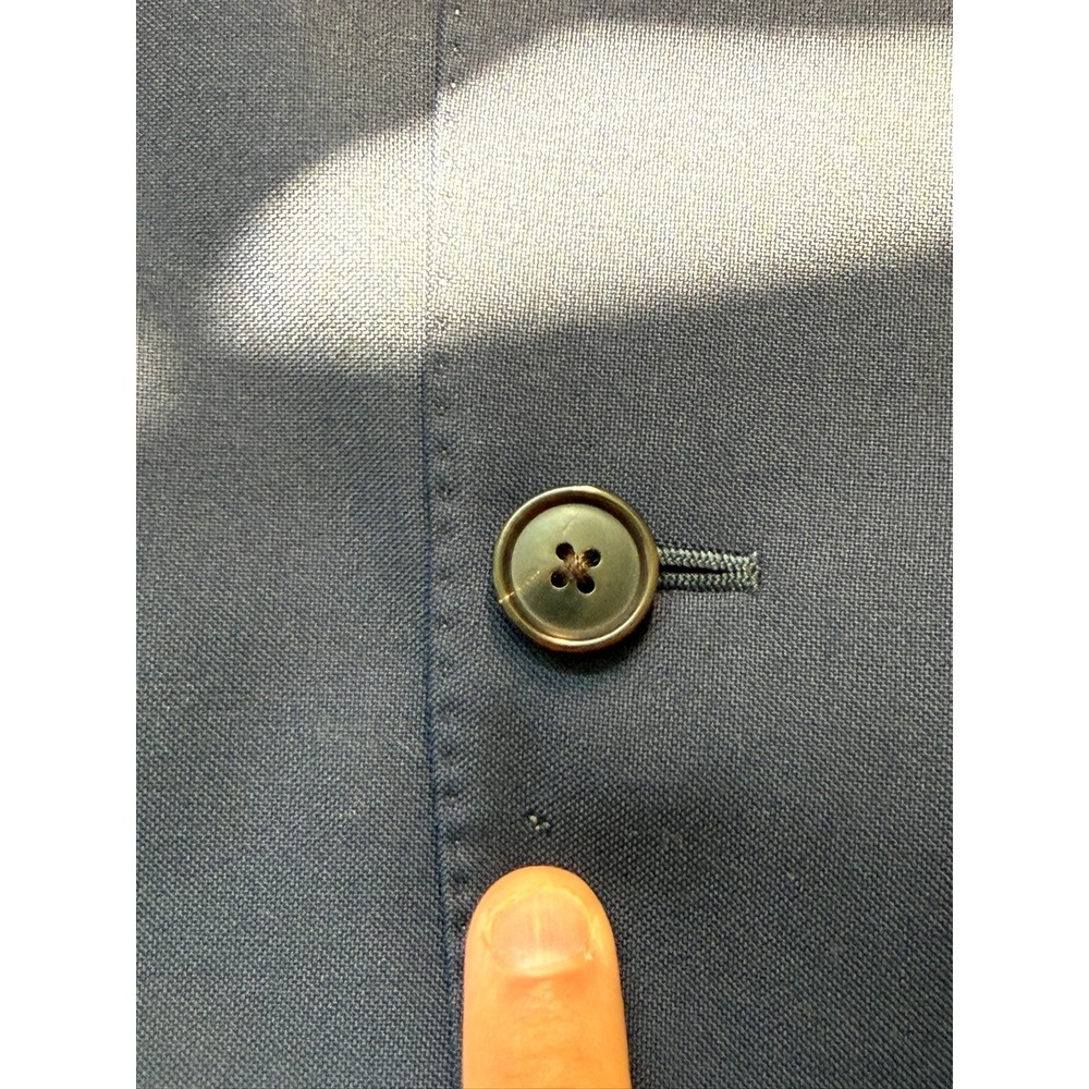 SuitSupply Navy Wool Blazer 36S Vitale Barberis Canonico Surgeon Cuffs Slim Fit - Picture 10 of 12
